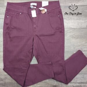 Lane Bryant Tighter Tummy Skinny High Rise Jeans Size 18